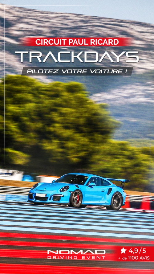 TRACKDAY NOMAD DRIVING EVENT - 15 NOVEMBRE 2026
