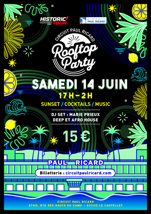 ROOFTOP PARTY HISTORIC TOUR - 14 JUIN 2025